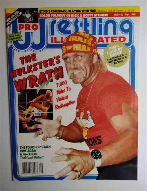 Pro Wrestling Illustrated Magazine September Hulk Hogan Cover