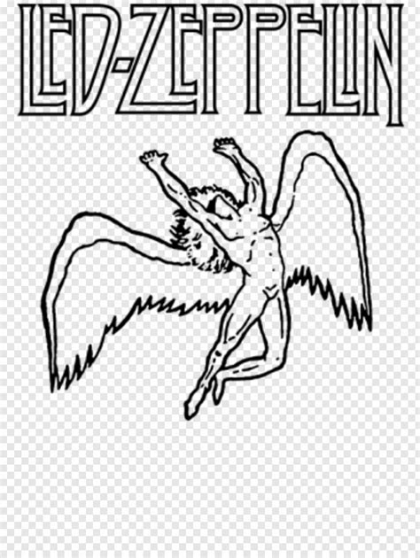Zeppelin Logo Led Zeppelin Vector Hd Png Download 339x451