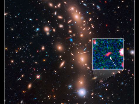Faint Compact Galaxy In The Early Universe Esahubble