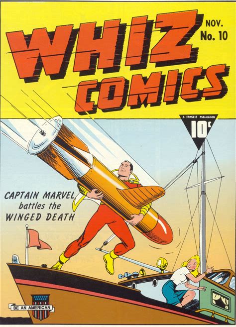 Whiz Comics 010 1940 Captain Marvel Classic Comic Books Captain