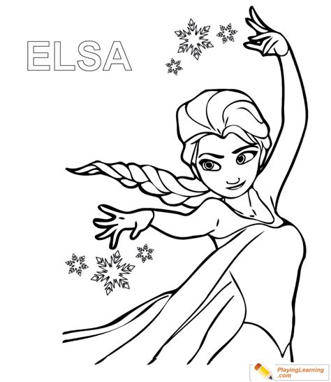Show Yourself Elsa Coloring Page
