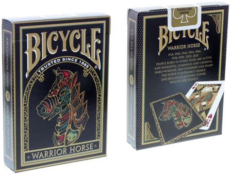 Bicycle Warrior Horse Deck Stemaro Magic Zaubershop Online Bestellen