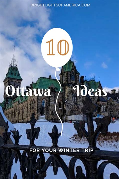 Ottawa Canada Canada In Winter Ottawa In Winter Winter Trip To