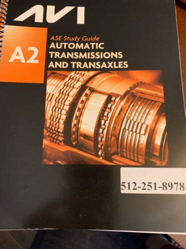 A2 Automatic Transmissions Ase Study Guide Ebay