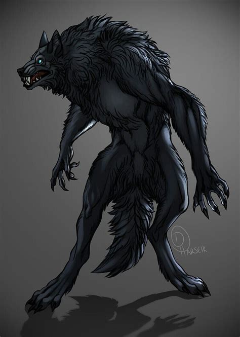 The artwork looks like it's been designed for a comic book. Pin by J on j | Werewolf art