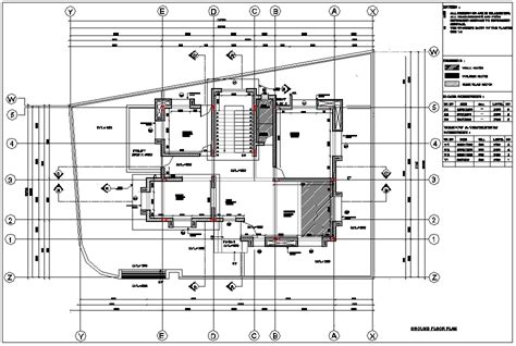 Ground Floor Plan Of Bungalows Dwg File Cadbull