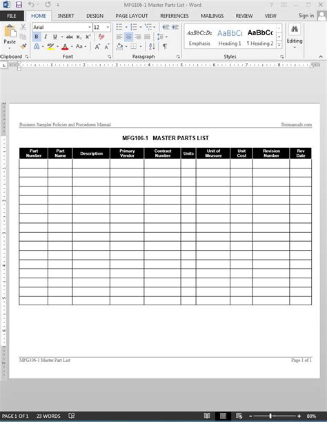 Spare Parts List Template Excel Infoupdate Wallpaper Images