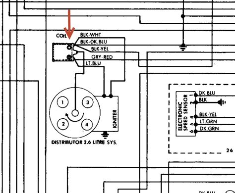 Connect a 12 volt test light from the black coil wire to ground engine case. Chrysler Ignition Wiring Diagram