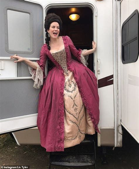 Liv Tyler Transforms Into Her Harlots Character For Series Filming