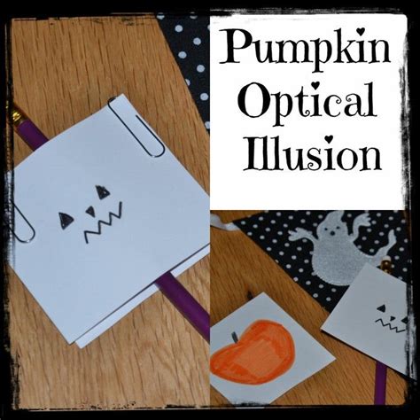 Pumpkin Optical Illusion Stem Halloween Science Optical