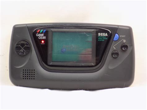 Sega Game Gear Portable Handheld Console Black Yellow Starboard Games