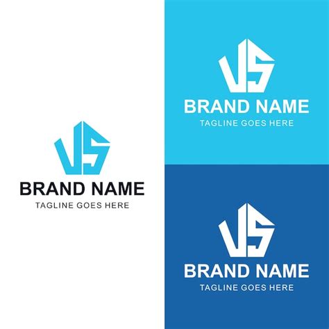 Premium Vector Vector Letter Vs Combination Monogram Logo