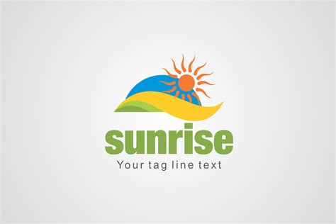 Sunrise Logo Design Template Graphic By Shahsoft · Creative Fabrica