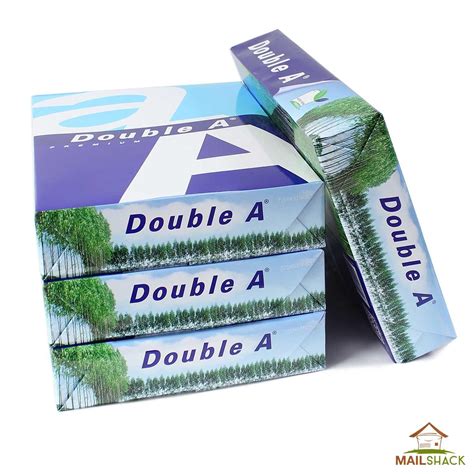 Purchase this product and earn 2 points! Double A Premium 80gsm A4 White Paper 1 2 3 4 5 Reams ...