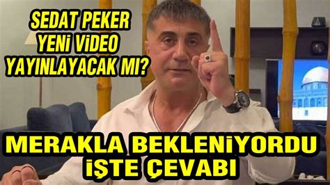 Sedat Peker den son dakika yeni video açıklaması Bu Pazar şenlik var