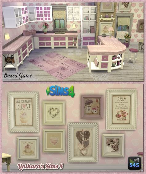 Deco Lintharassims4 Deco Sims 4 Gallery Wall All In One Photos