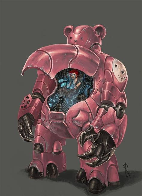bear mech , concept by rjaart on DeviantArt | Character art, Mech, Art