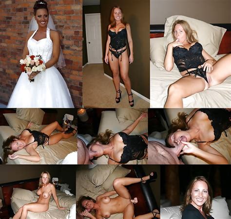 Real Amateur Newly Wed Wives Get Naughty In Their Wedding