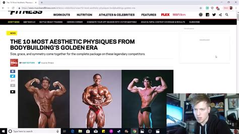 Most Aesthetic Bodybuilders Of All Time Youtube