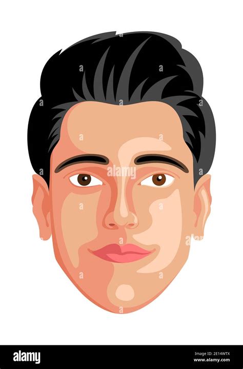 Vector Head In Graphic Style Stock Vector Image And Art Alamy