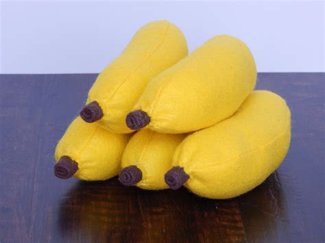Felt Banana fake banana banana toy banana plush banana | Etsy