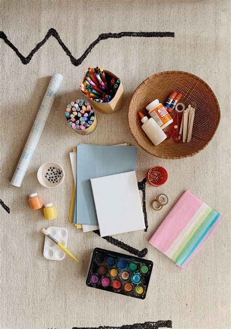 the craft supplies we're using - almost makes perfect