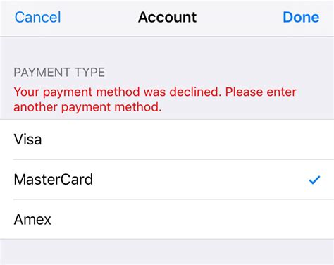 Cash app payments are sent instantly to the recipient, but it's not entirely impossible for a payment to be canceled. Your Payment Method was Declined in App Store or iTunes ...