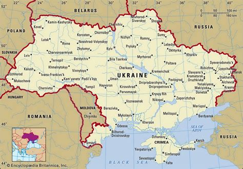 Карта Украины географическое описание столица информация факты