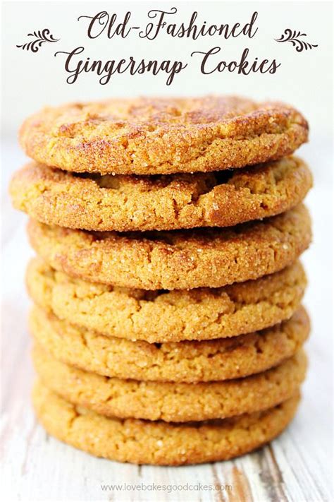 Old Fashioned Gingersnap Cookies Recipe Ginger Snap Cookies