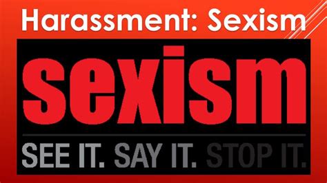 Ppt Harassment Sexism Powerpoint Presentation Free Download Id