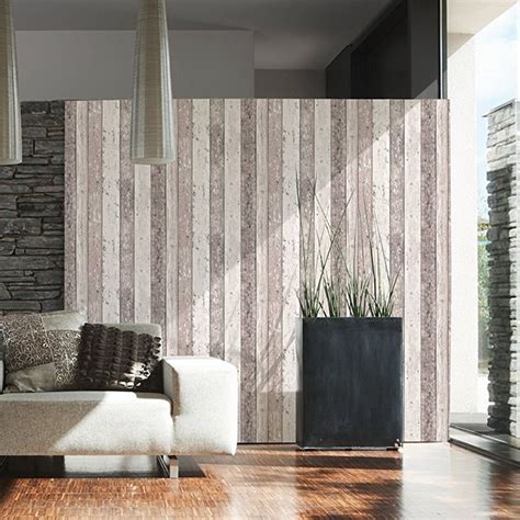 Distressed Wood Panel Wallpaper Natural As Creation 8550 53 Wood