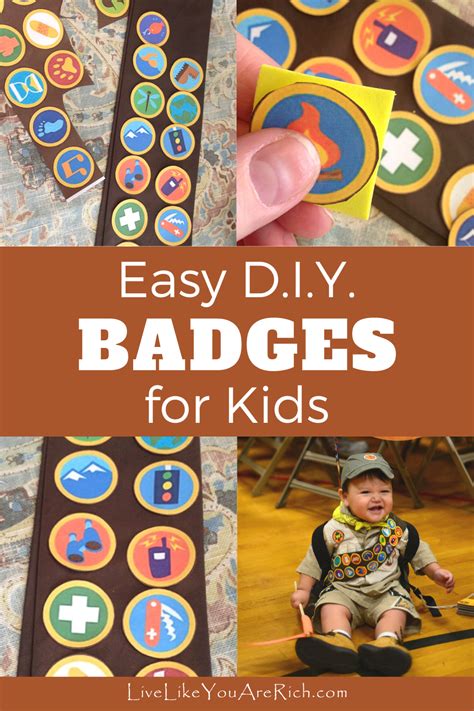 How To Make A Badge For Kids Badges Diy Make Your Own Badge Badge