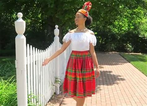 Best Traditional Female Caribbean Dresses Dominica Jamaica Puerto Rico And Haiti