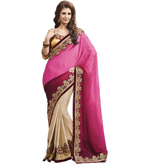 Indian Lady Multi Color Silk Saree Buy Indian Lady Multi Color Silk Saree Online At Low Price