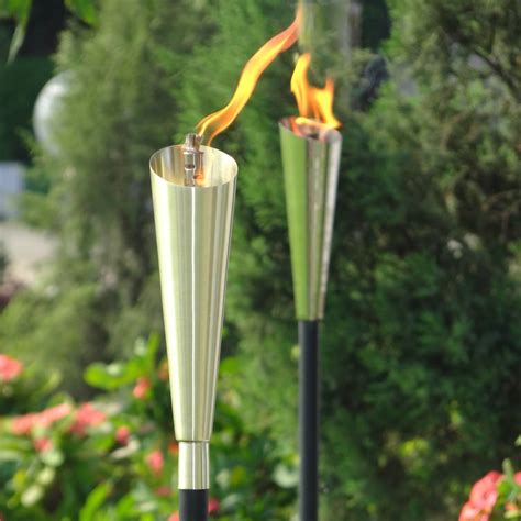 Garden Oil Torch Choose From Stainless Steel Or Copper By Za Za Homes