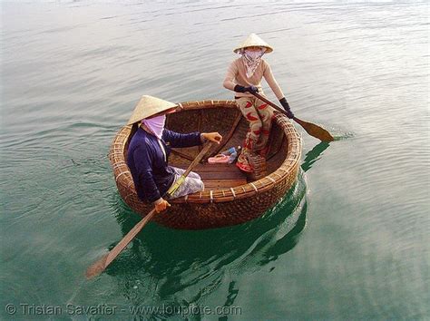 4798 Vietnam Round Boat Thúng Chai Coracle Boats Photos And Vietnam