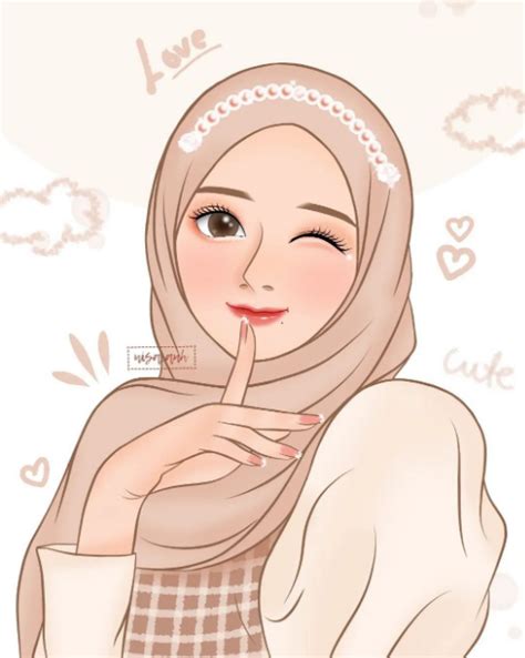 Gambar Cewek2 Cantik Lucu Kartun Kartun Muslimah Cant