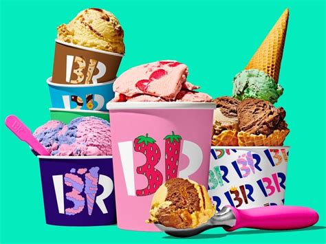 Baskin Robbins Refreshes Visual Brand Identity BR Flavors Baskin Robbins Ice Cream Inspire