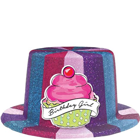 Glitter Birthday Sweets Top Hat 9 12in X 4in Party City