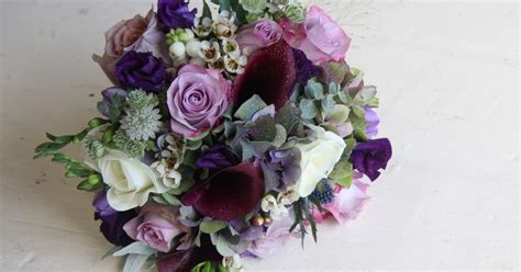 See more ideas about floral arrangements, flower arrangements, flowers bouquet. The Flower Magician: Seasonal Wedding Bouquet in Purple ...