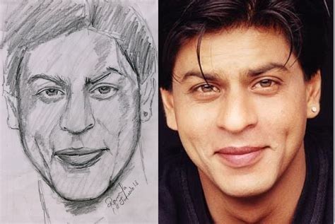 Shah Rukh Khan Portrait Drawing