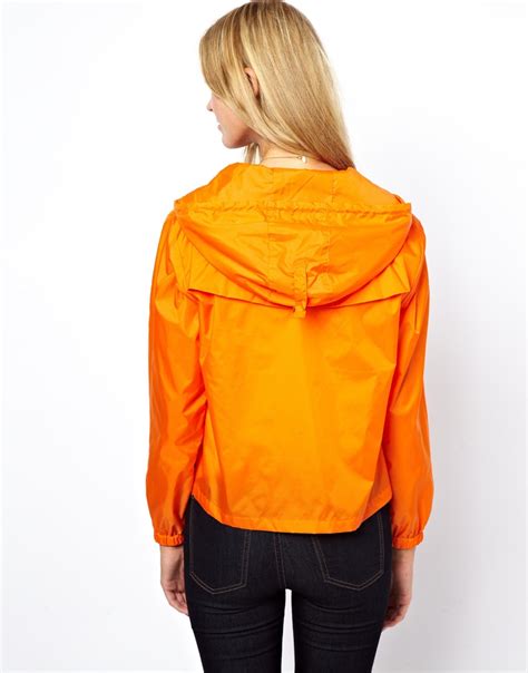 Lyst Ymc Taped Rain Jacket In Orange