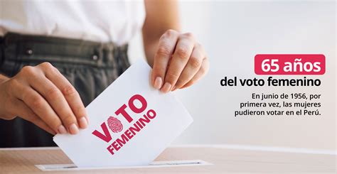 65 Aniversario Del Voto Femenino En Perú Campucss