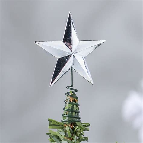 Miniature Silver Star Tree Topper Christmas Miniatures Christmas