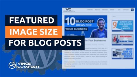 Best Featured Image Size For Your Blog Post Youtube