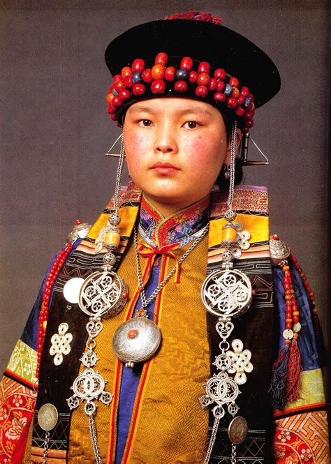 Mongolian Buryat Attire And Costume Published In Die Mongolen