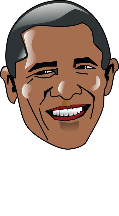 Free Clipart Of Barack Obama