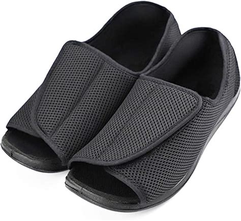 Mens Diabetic Shoes Swollen Feet Slippers Adjustable