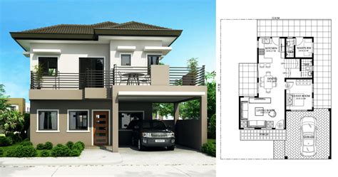 Sheryl Four Bedroom Two Story House Design Pinoy Eplans
