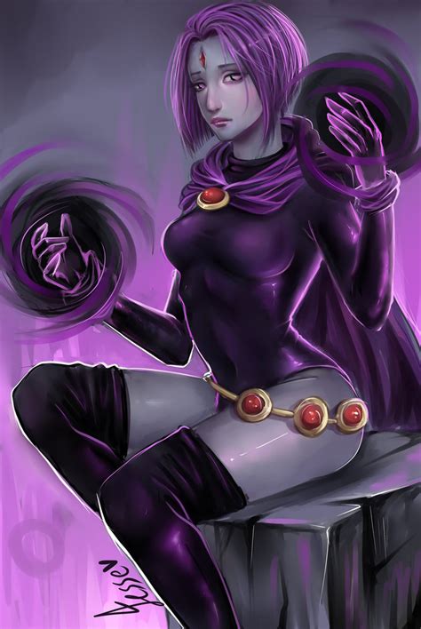 Hot Pictures Of Raven From Teen Titans Dc Comics